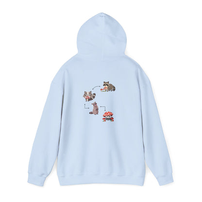 Raccoon Eating Mushroom Sweatshirt