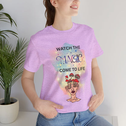 Watch the Magic Come to Life Psychedelic Graphic Tee