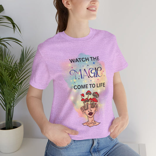 Watch the Magic Come to Life Psychedelic Graphic Tee