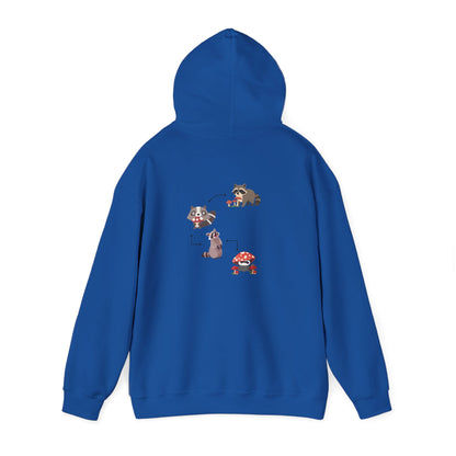 Raccoon Eating Mushroom Sweatshirt
