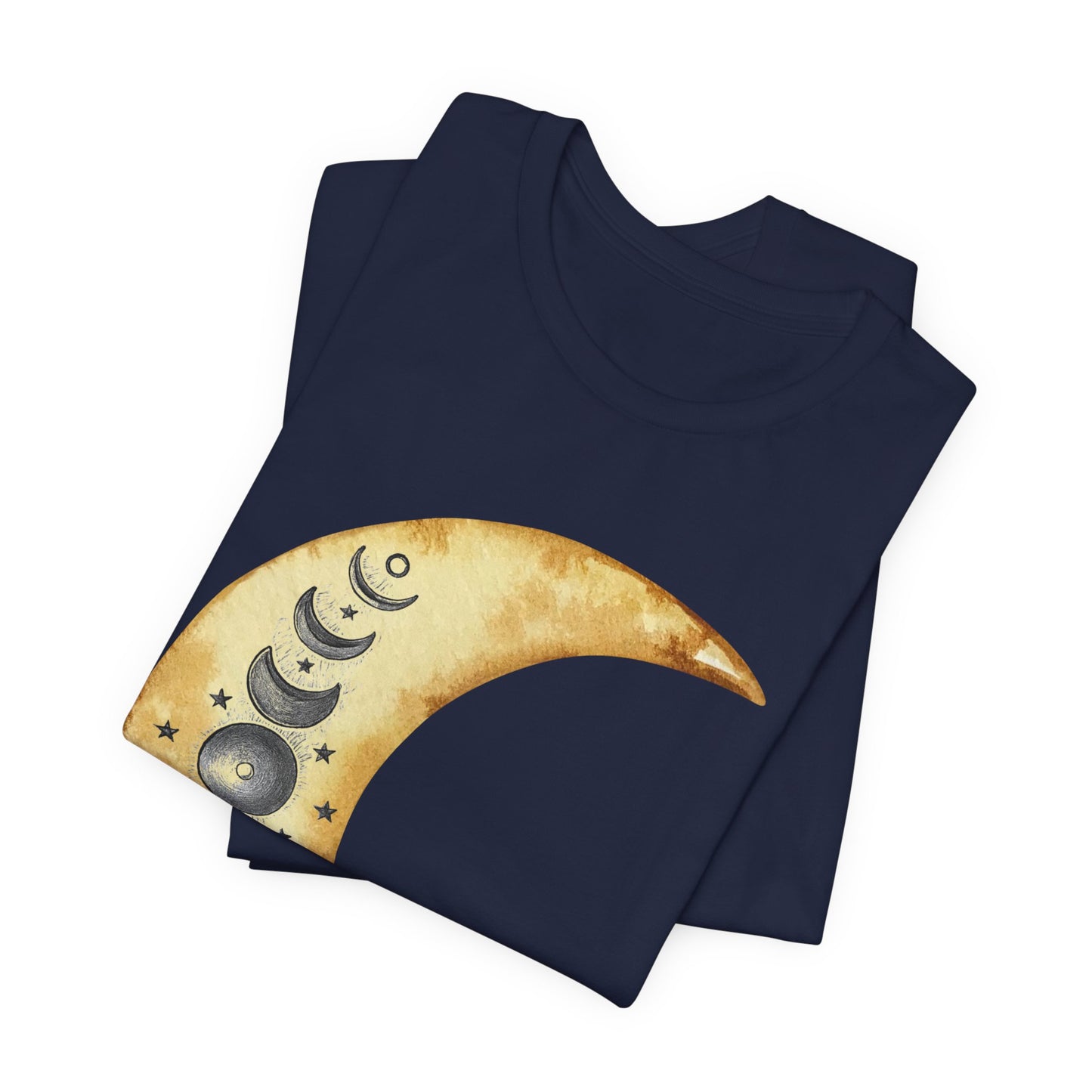 Moon phases Cresent Moon Spiritual Graphic Tee