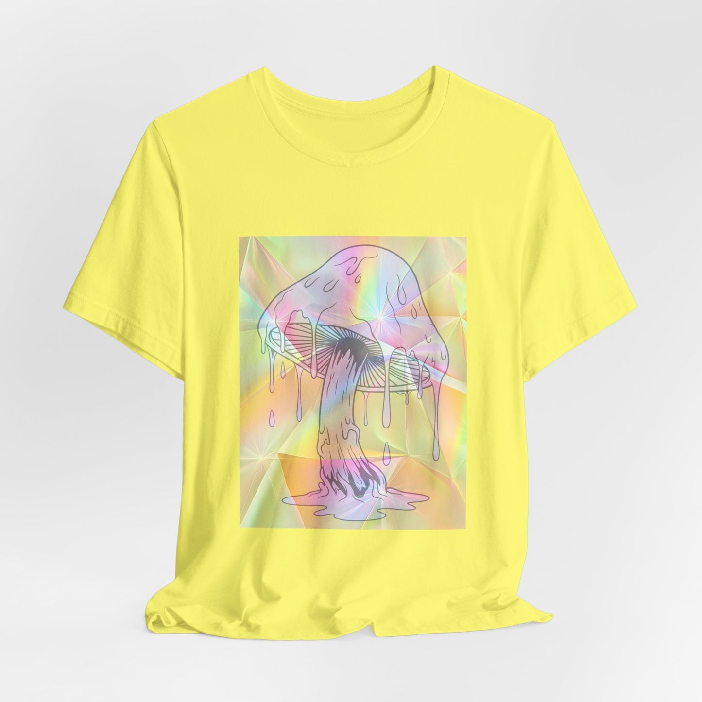 Reflective Mushroom Psychedelic Art Tee