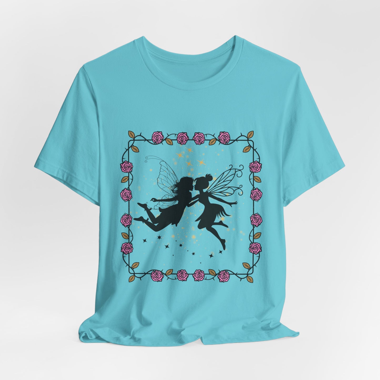 Kissing Fairies Fantasy Psychedelic Tee