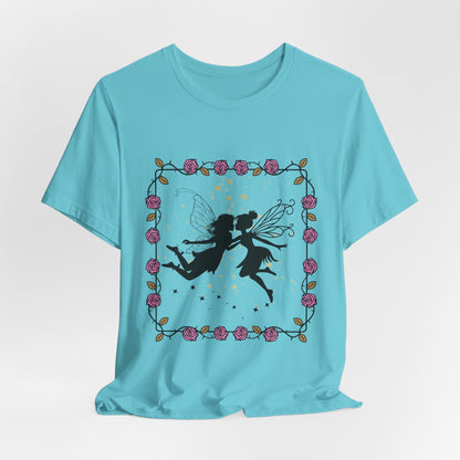 Kissing Fairies Fantasy Psychedelic Tee