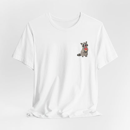 Raccoon Mushroom Psychedelic Animal Graphic Tee