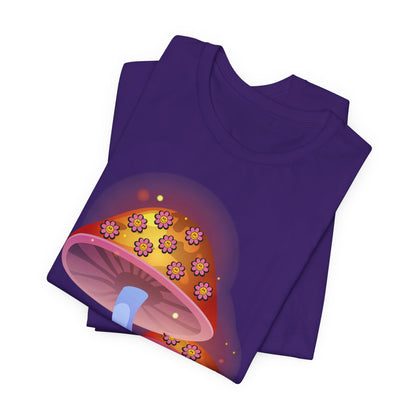 Smiley Mushroom Psychedelic Graphic Tee