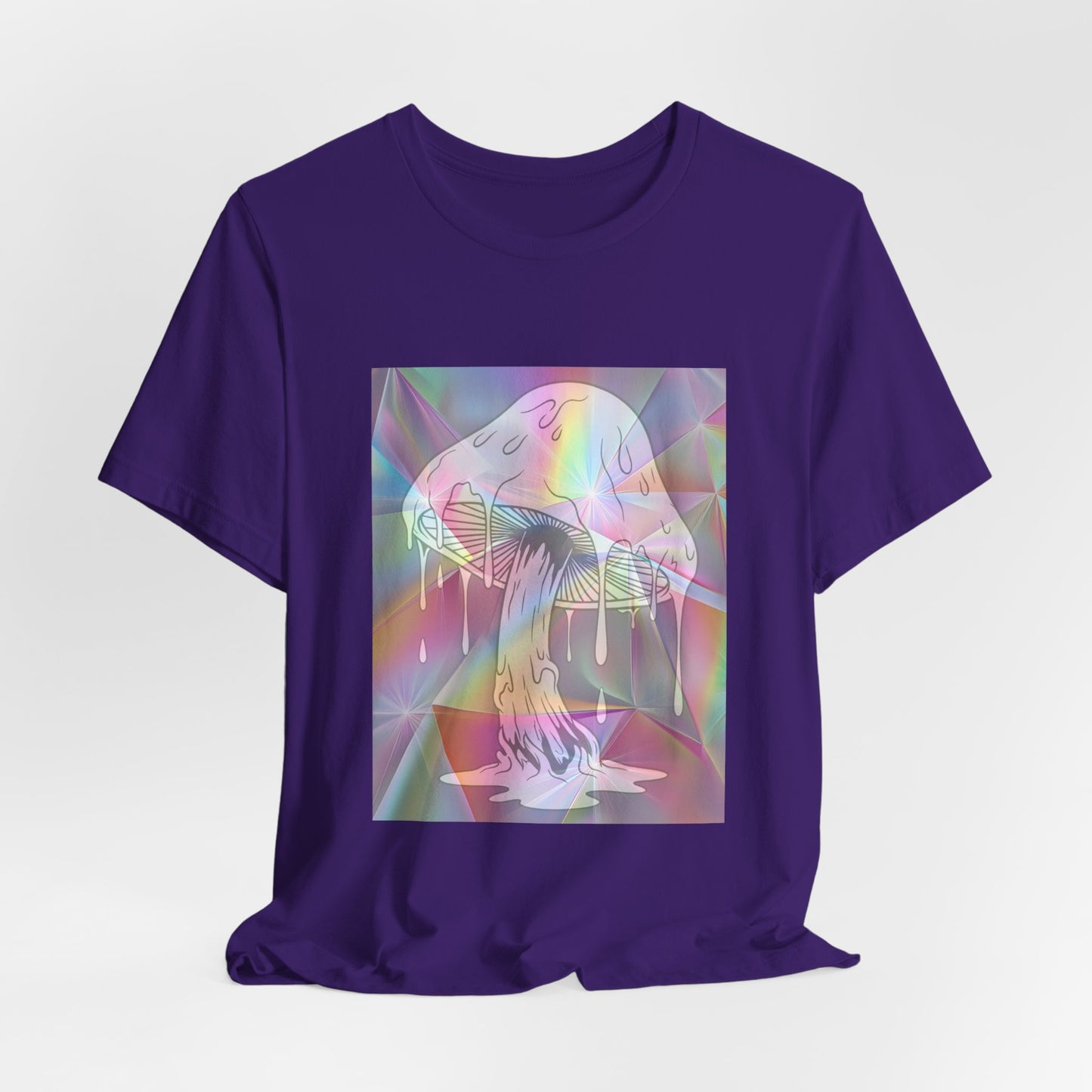 Reflective Mushroom Psychedelic Art Tee