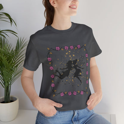 Kissing Fairies Fantasy Psychedelic Tee
