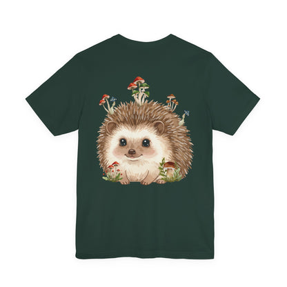 Hedgehog Mushroom Psychedelic Aniaml Graphic Tee