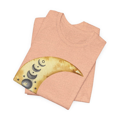 Moon phases Cresent Moon Spiritual Graphic Tee