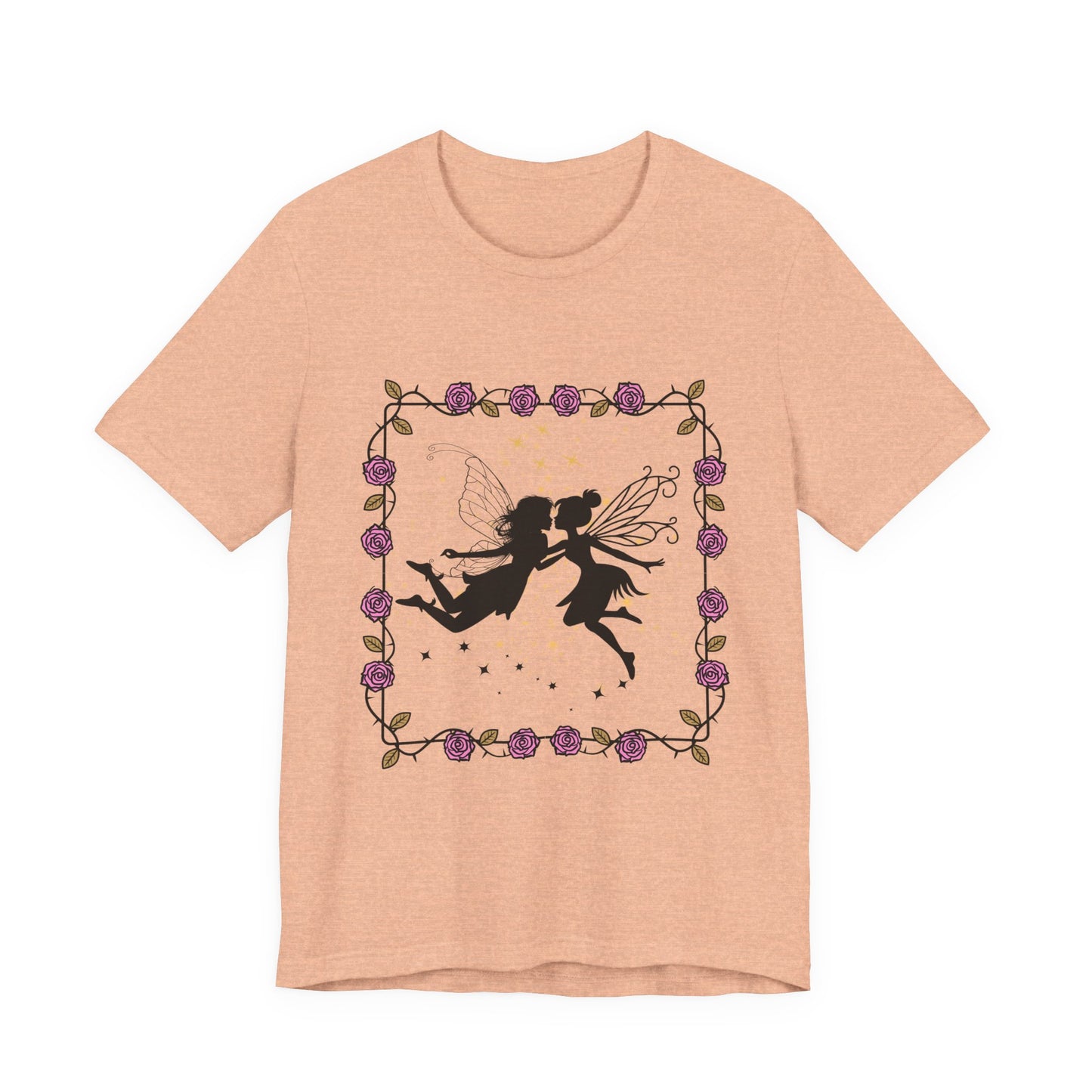 Kissing Fairies Fantasy Psychedelic Tee