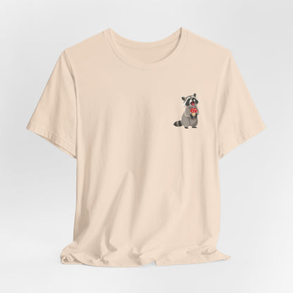 Raccoon Mushroom Psychedelic Animal Graphic Tee