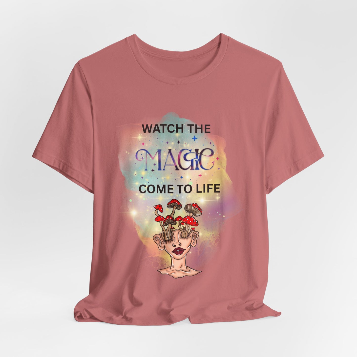 Watch the Magic Come to Life Psychedelic Graphic Tee