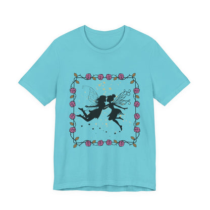 Kissing Fairies Fantasy Psychedelic Tee