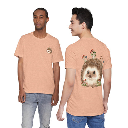 Hedgehog Mushroom Psychedelic Aniaml Graphic Tee