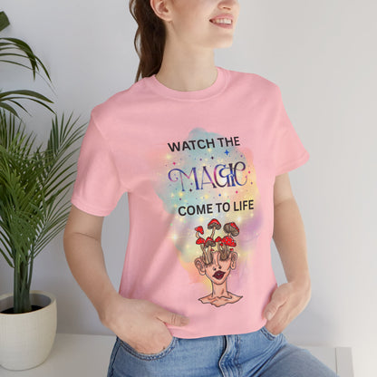 Watch the Magic Come to Life Psychedelic Graphic Tee