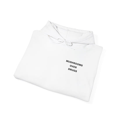 Mushrooms Over Drugs Psychedelic Hooded Sweatshirt