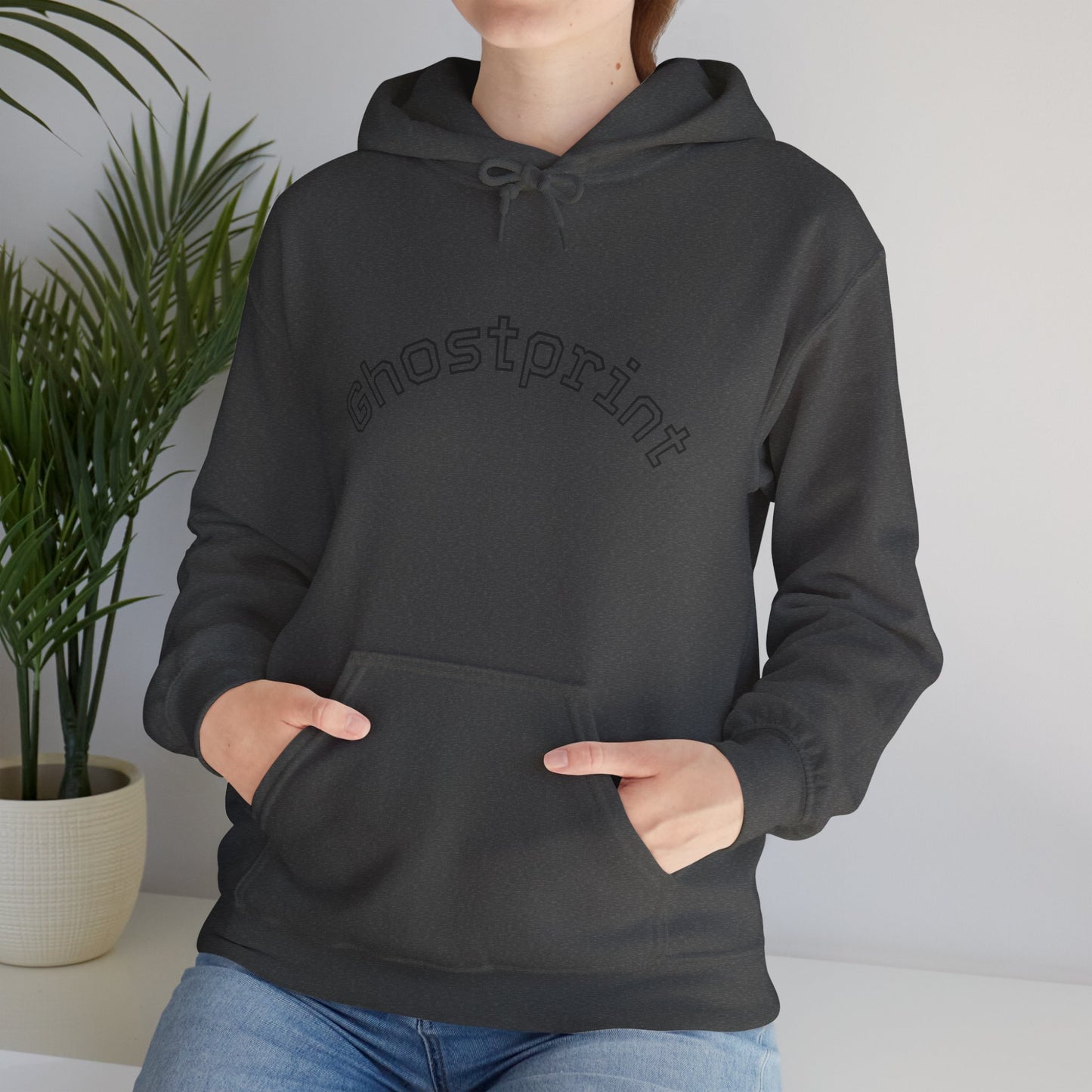 Ghostprint Logo Essential Hooded Sweatshirt