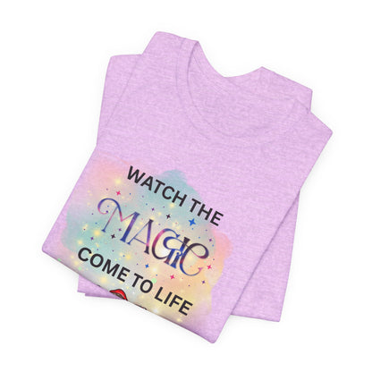 Watch the Magic Come to Life Psychedelic Graphic Tee