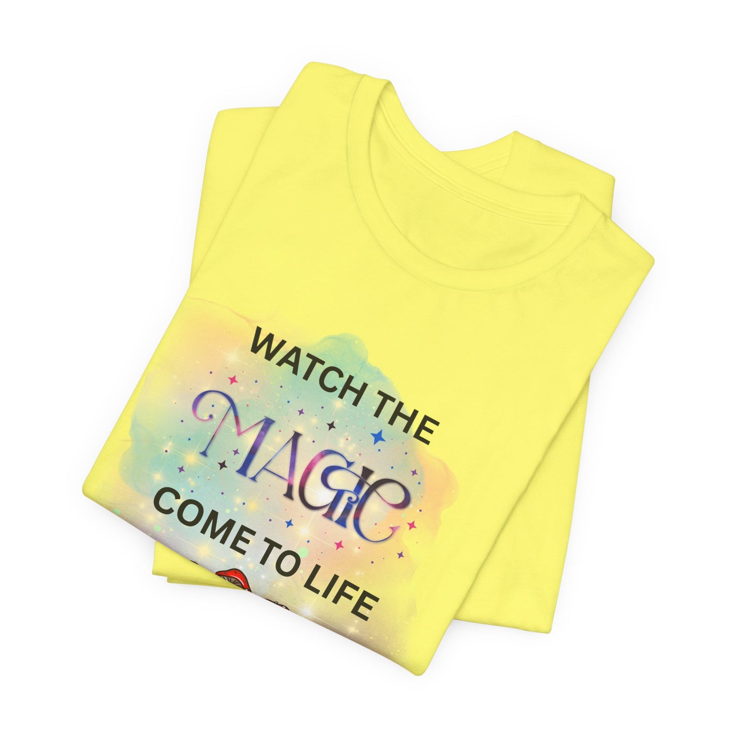 Watch the Magic Come to Life Psychedelic Graphic Tee