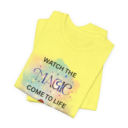 Watch the Magic Come to Life Psychedelic Graphic Tee