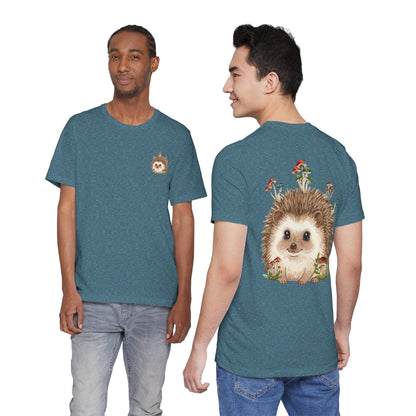 Hedgehog Mushroom Psychedelic Aniaml Graphic Tee
