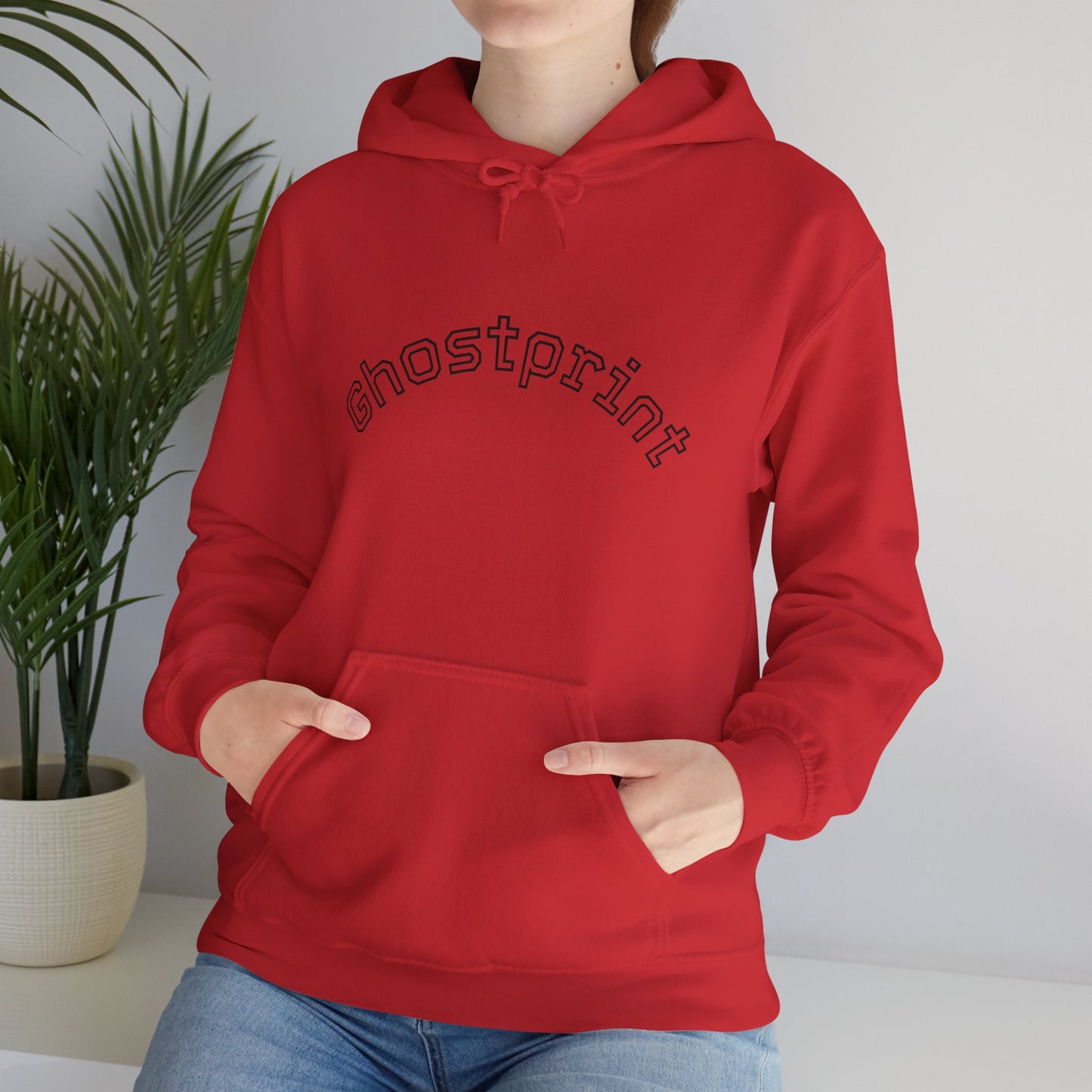 Ghostprint Logo Essential Hooded Sweatshirt