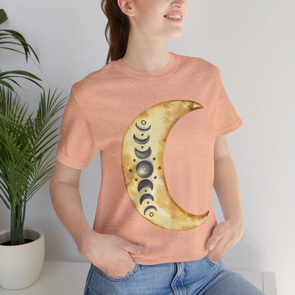 Moon phases Cresent Moon Spiritual Graphic Tee