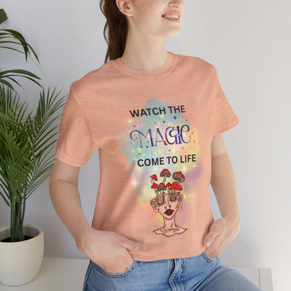 Watch the Magic Come to Life Psychedelic Graphic Tee
