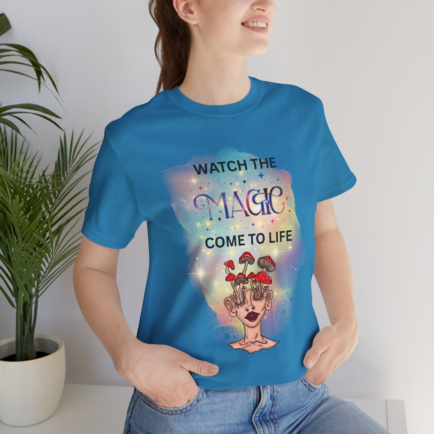Watch the Magic Come to Life Psychedelic Graphic Tee