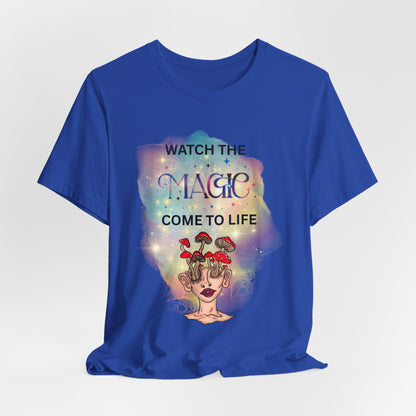 Watch the Magic Come to Life Psychedelic Graphic Tee