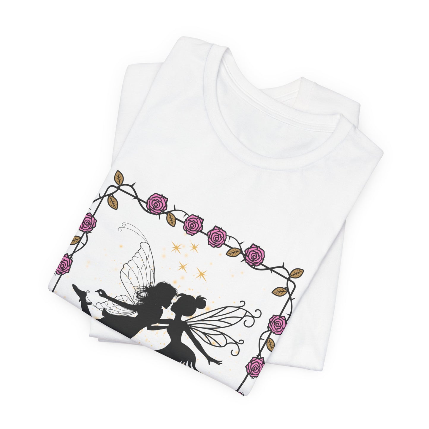 Kissing Fairies Fantasy Psychedelic Tee