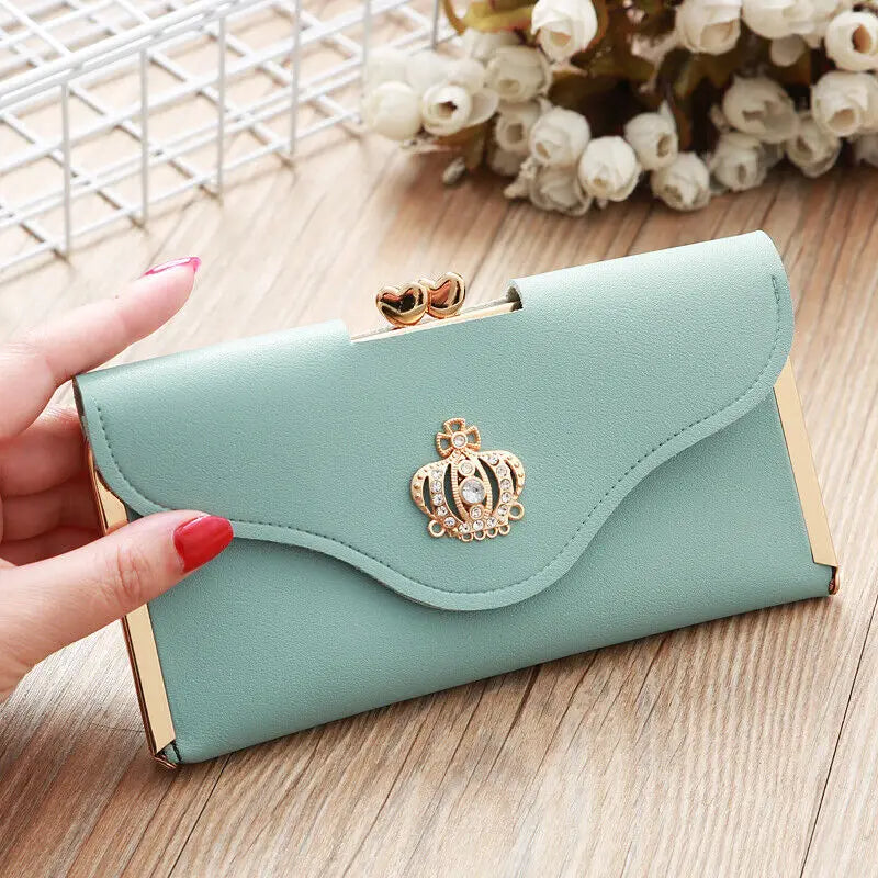 Women's Wallet Crown Clutch