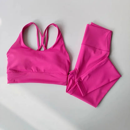 Women Breathable Yoga Set 2pcs