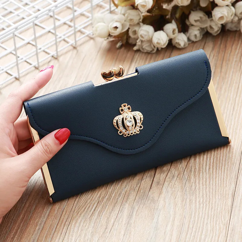 Women's Wallet Crown Clutch