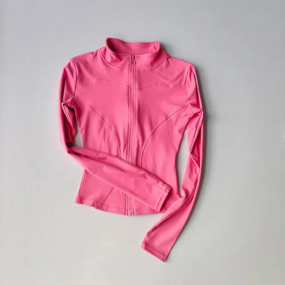 Long Sleeved Women Fitness Jacket