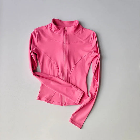 Long Sleeved Women Fitness Jacket
