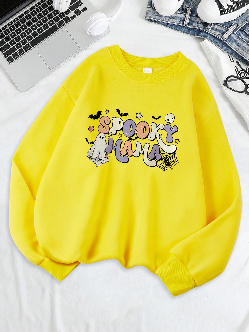 Halloween Spooky Mama Sweatshirts