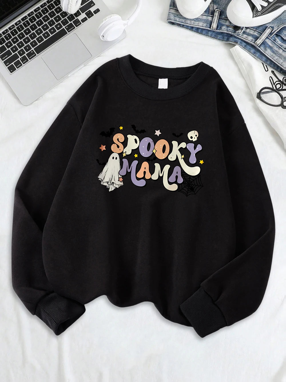 Halloween Spooky Mama Sweatshirts