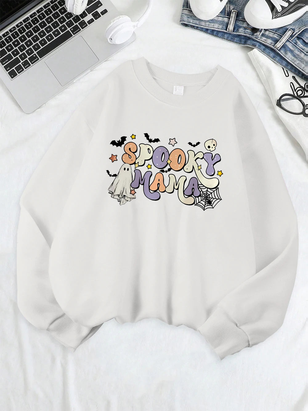 Halloween Spooky Mama Sweatshirts