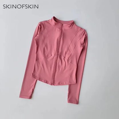 Long Sleeved Women Fitness Jacket