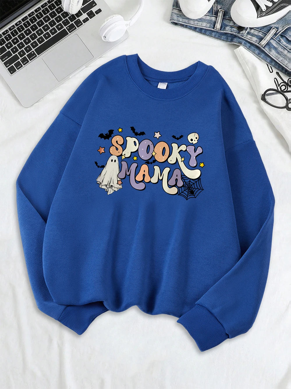 Halloween Spooky Mama Sweatshirts