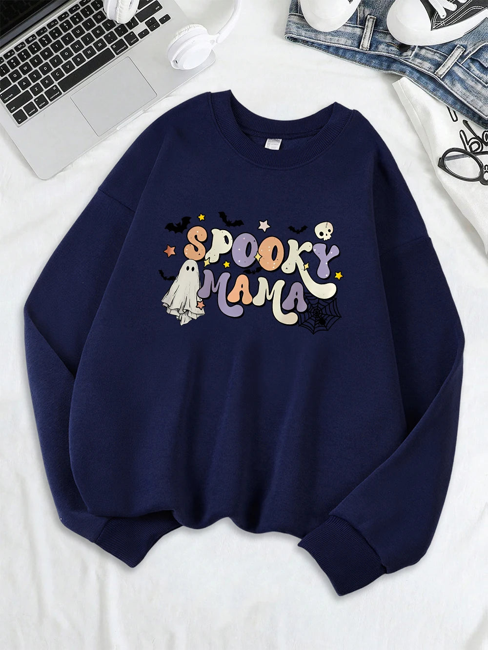 Halloween Spooky Mama Sweatshirts