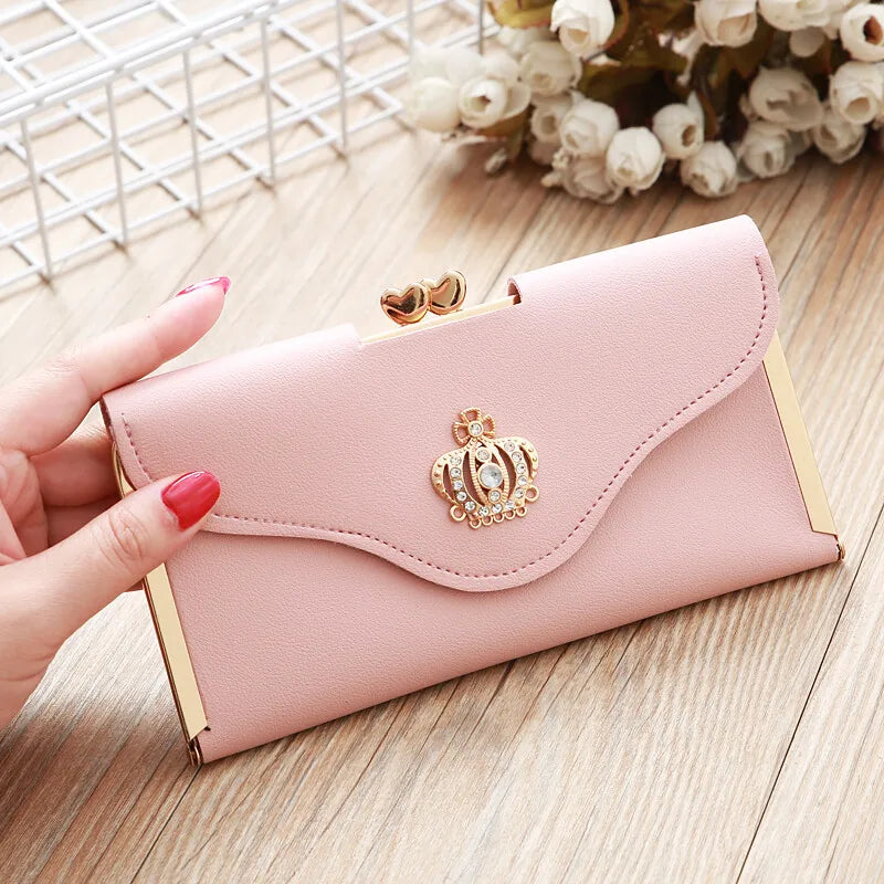 Women's Wallet Crown Clutch