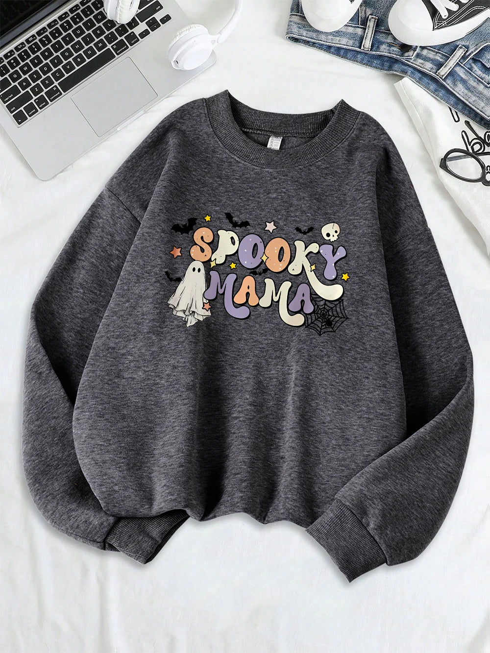 Halloween Spooky Mama Sweatshirts