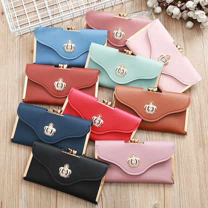 Women's Wallet Crown Clutch