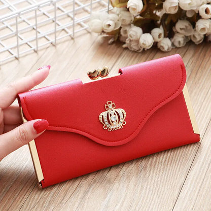 Women's Wallet Crown Clutch
