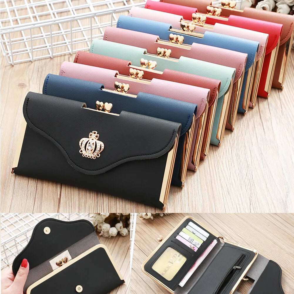 Women's Wallet Crown Clutch